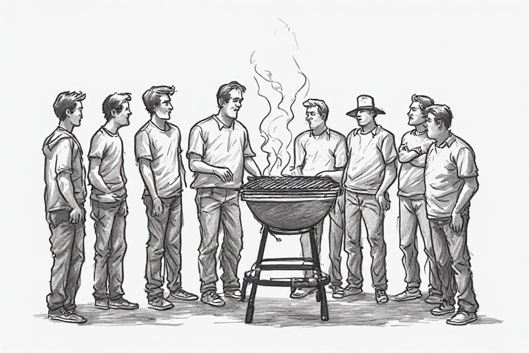 Opinadores de orilla de parrilla
